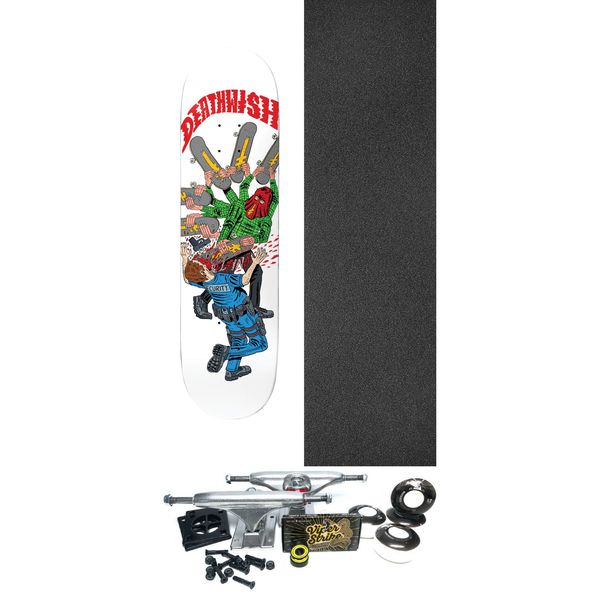 Deathwish Skateboards Pedro Delfino Nightmare City Skateboard Deck - 8.38" x 32" - Complete Skateboard Bundle